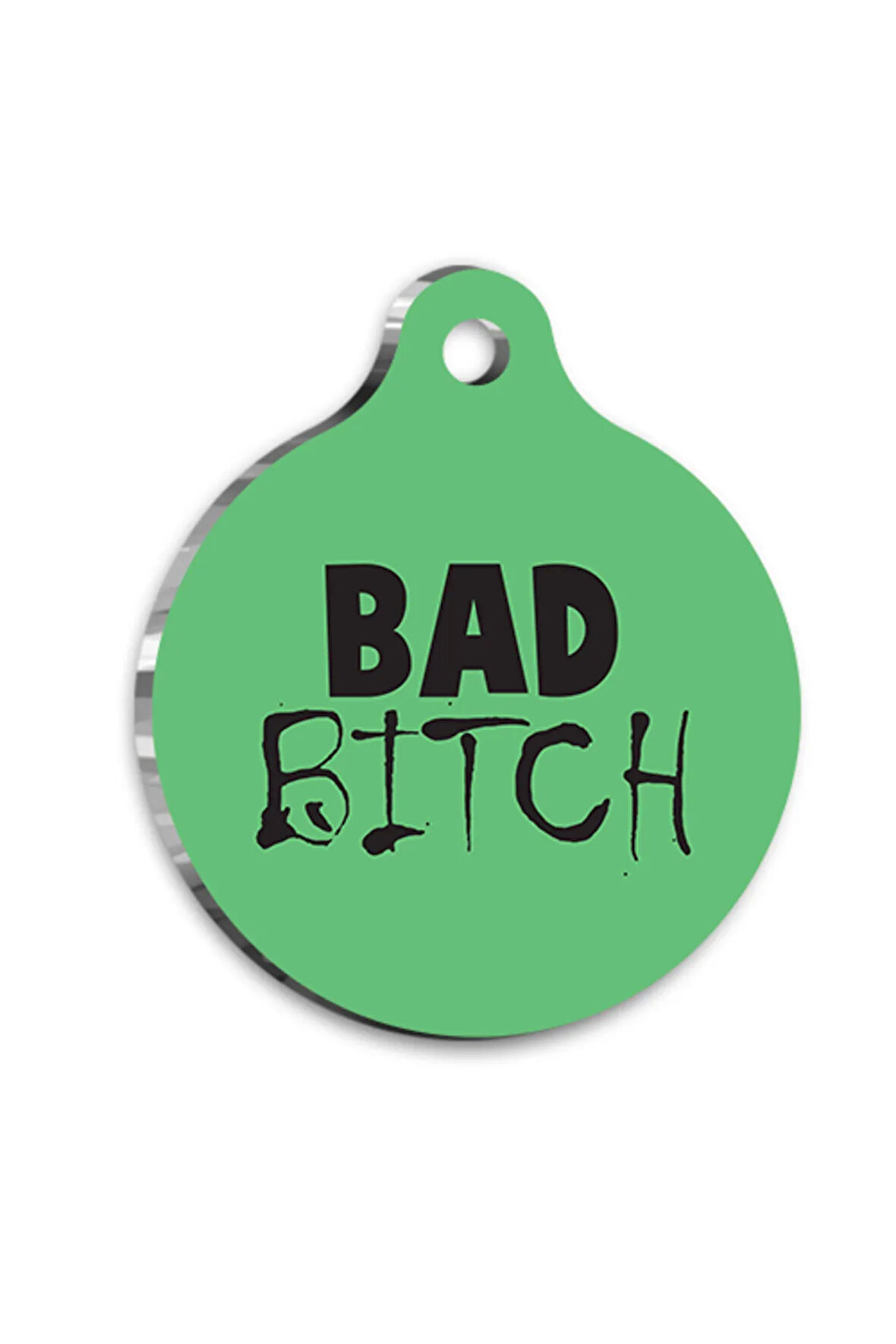 Bad B*tch Kedi Köpek Künyesi Medium 2,6 x 3,8 cm