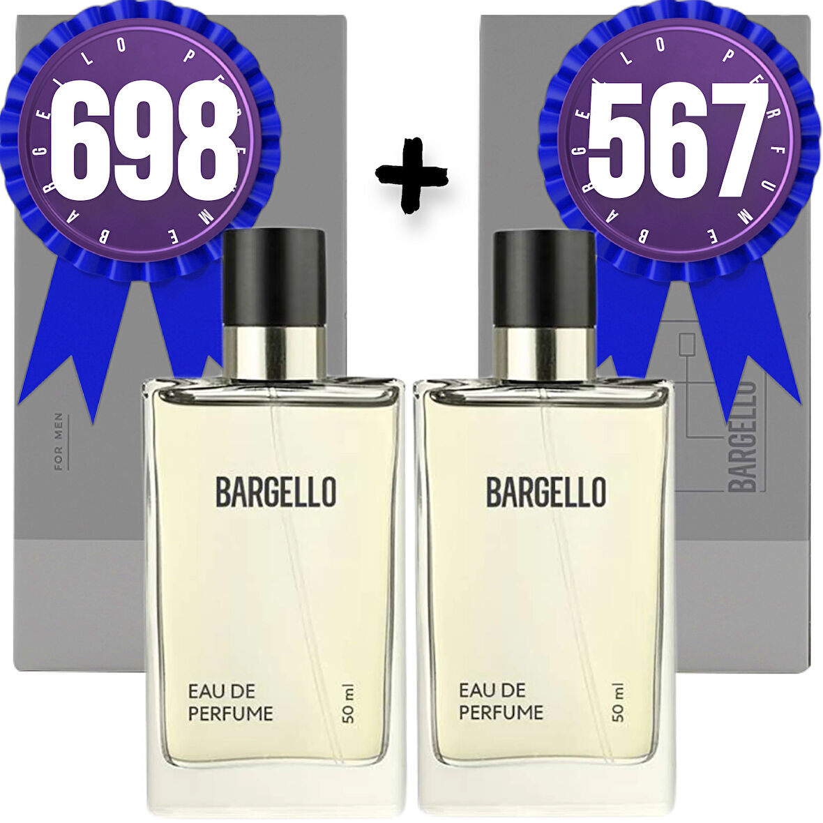 Bargello 698 Fresh Erkek Parfüm + 567 Fresh Erkek Parfüm 50 ML EDP