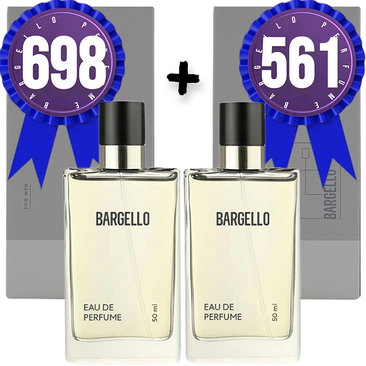 Bargello 698 Fresh Erkek Parfüm + 561 Fresh Erkek Parfüm 50 ML EDP