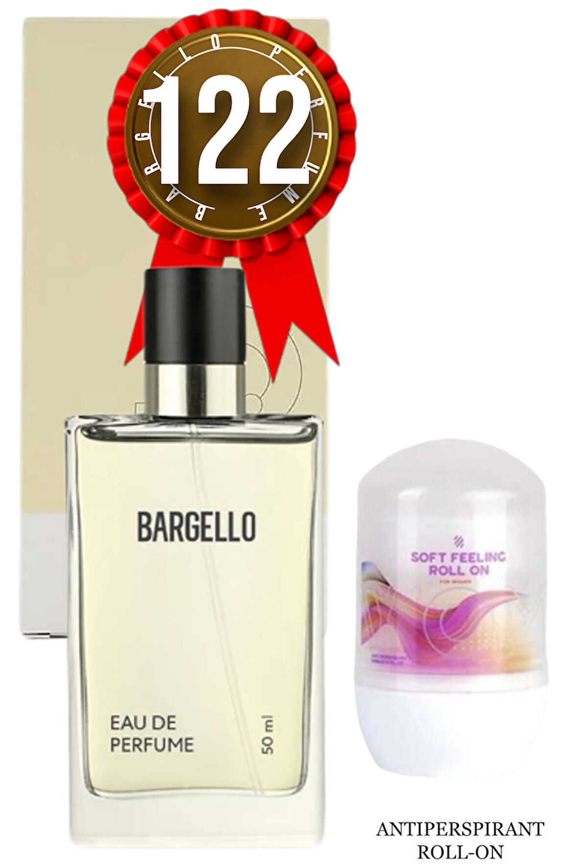 Bargello 122 Kadın Parfüm Oriental EDP 50 ml + Kadın Antiperspirant Roll on 50 ml