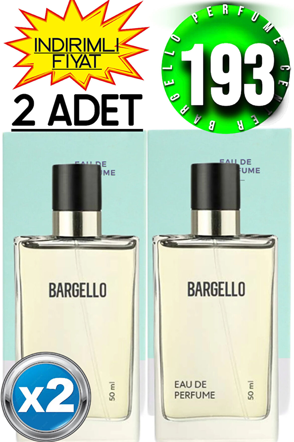 Bargello 193 Edp Oriental Unisex Parfüm 2 Adet 50 ml