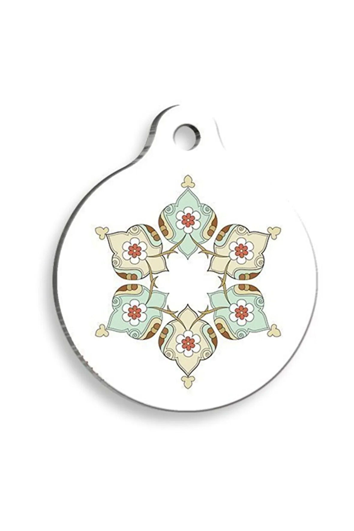 Motif 10 Kedi ve Köpek Künyesi Small: 2,5 cm.