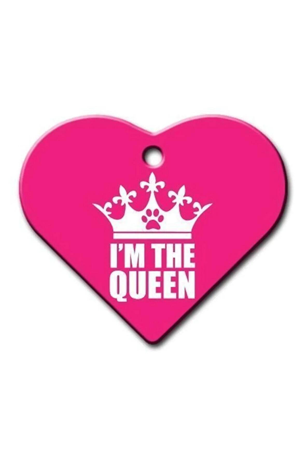 I'm The Queen Geniş Kalp Kedi Köpek Künyesi