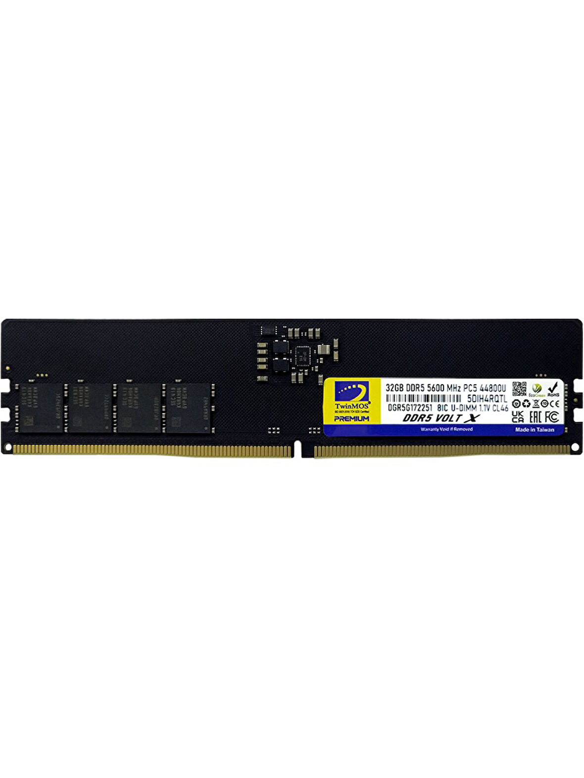 TWİNMOS 32GB 5600Mhz DDR5 CL46 TMD532GB5600U46WO