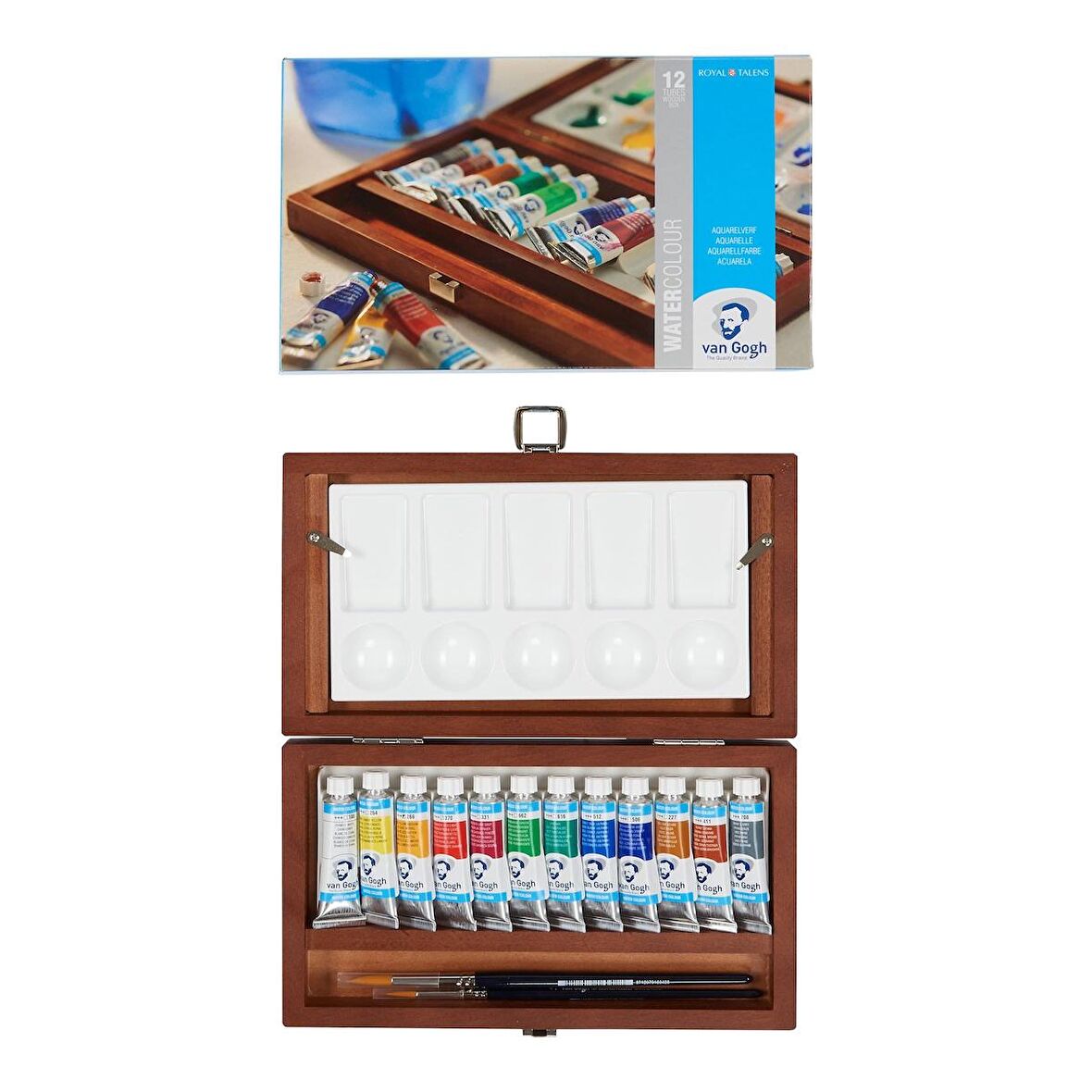 Van Gogh SULUBOYA SET TÜP 10 ML 12'Lİ (AHŞAP KUTU)
