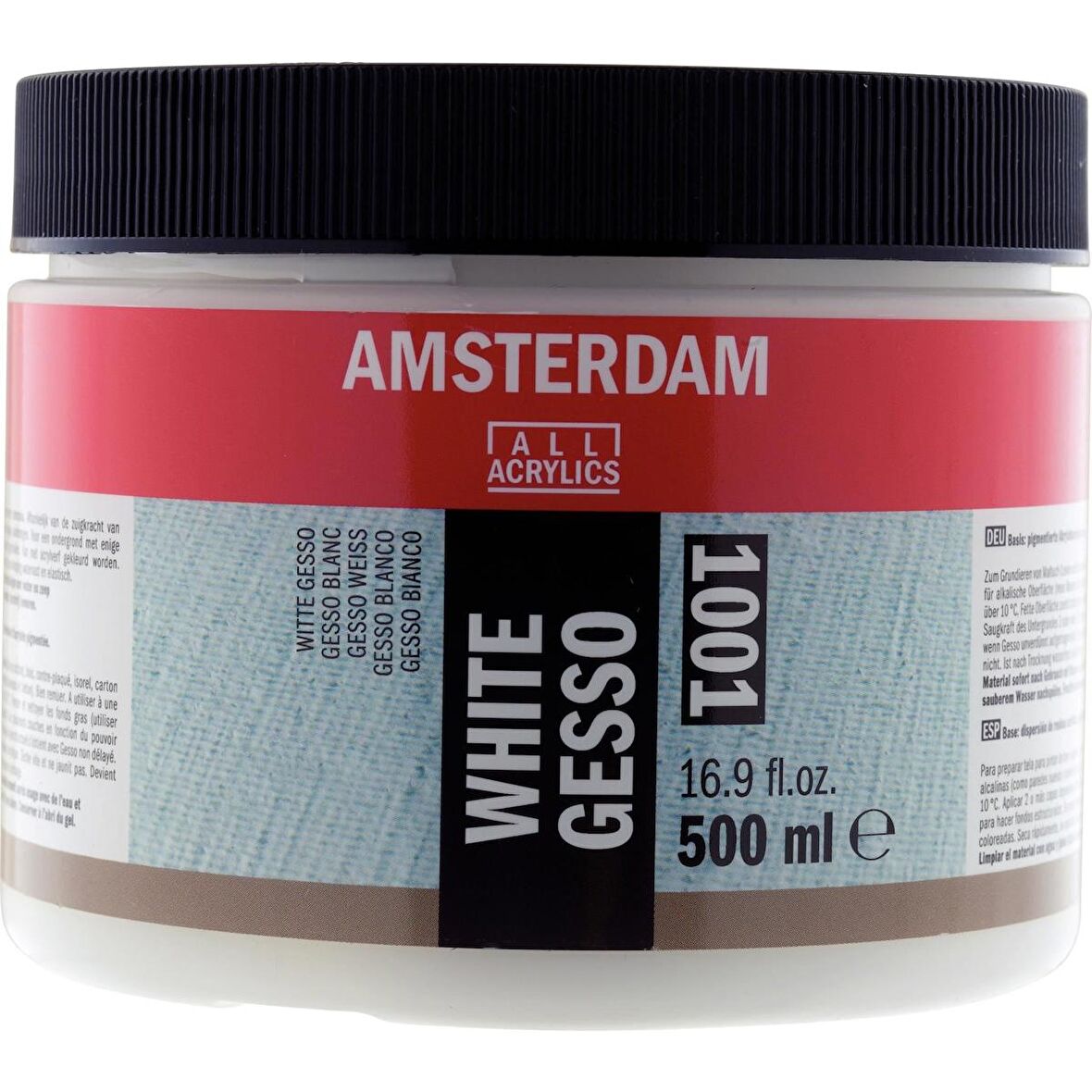 Amsterdam Beyaz gesso 001 kavanoz 500 ml
