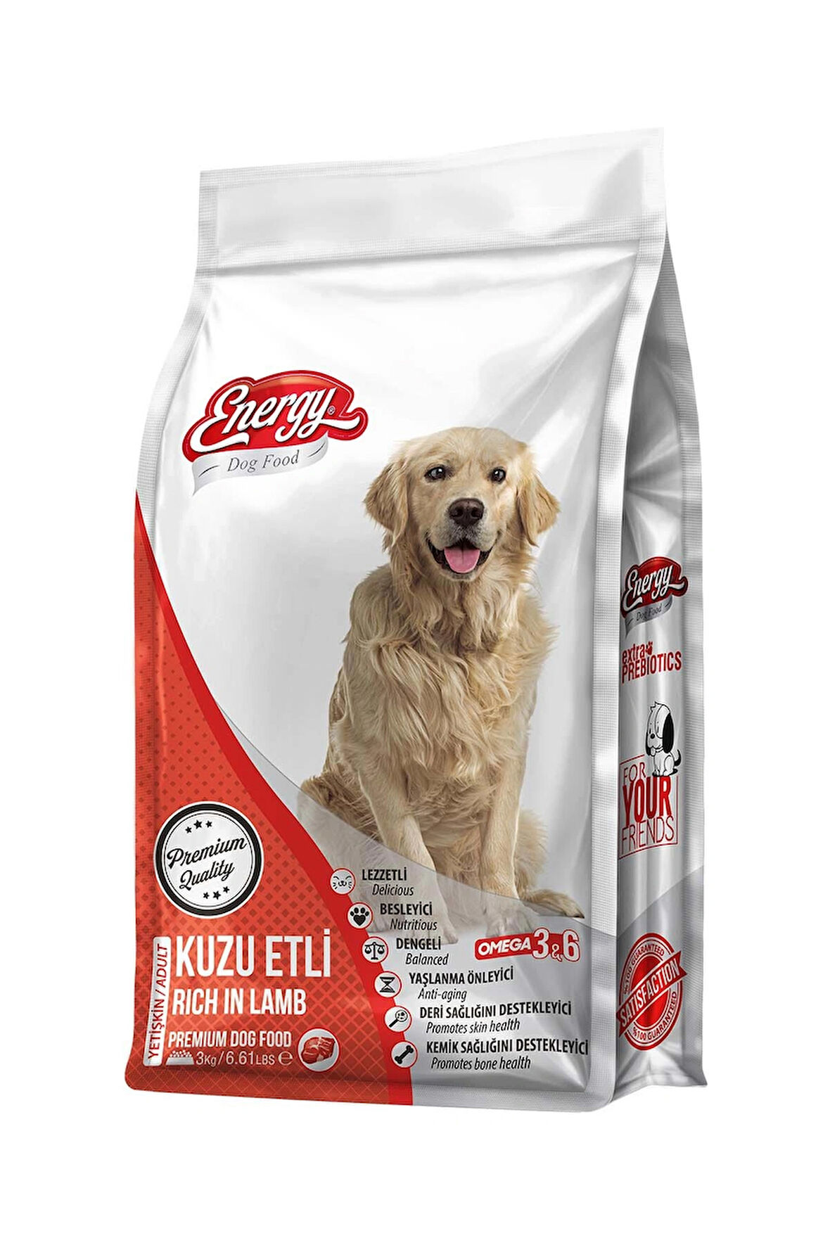 ENERGY KUZU ETLİ YETİŞKİN KÖPEK MAMASI 3 KİLOGRAM