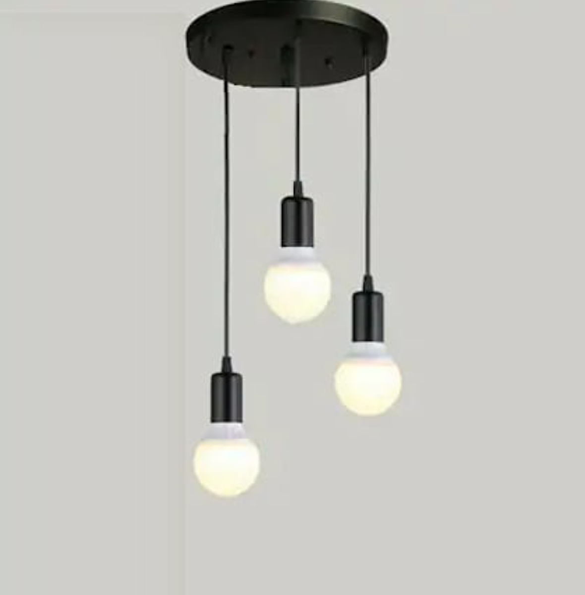 Retro Metal Sarkıt Avize Rustik 3 Lü Sarkıt Avize 30 cm