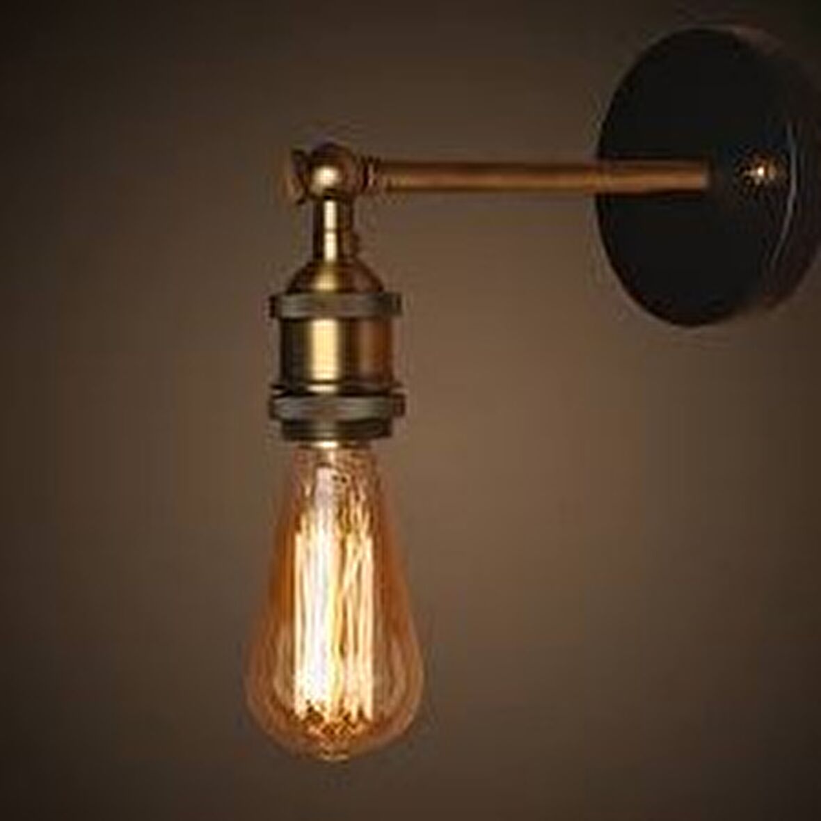 Rsylight Retro Metal Eskitme Salon - Yatak Odası Duvar Aplik 