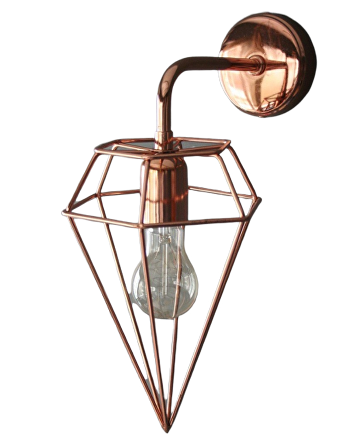 Rsylight Retro Rustik Metal Dekoratif İç Mekan Duvar Gold Aplik 