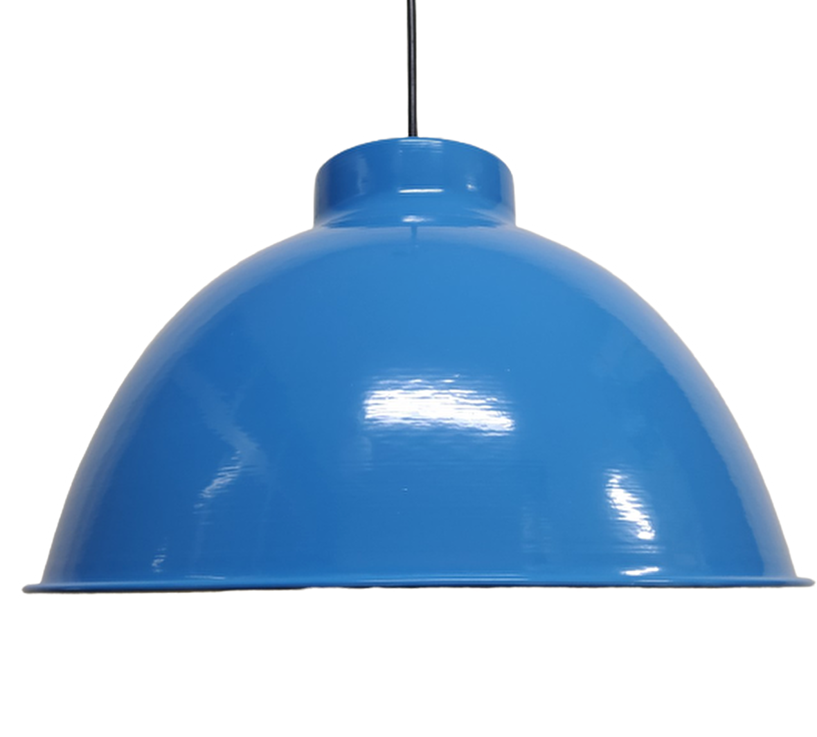 Metal Mavi Beyaz Retro Dekoratif Kafe Mutfak Sarkıt Avize