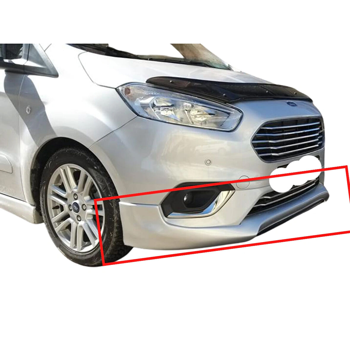 COURİER 2018-2021 MAKYAJLI KASA ÖN TAMPON EKİ (( BOYASIZ ))