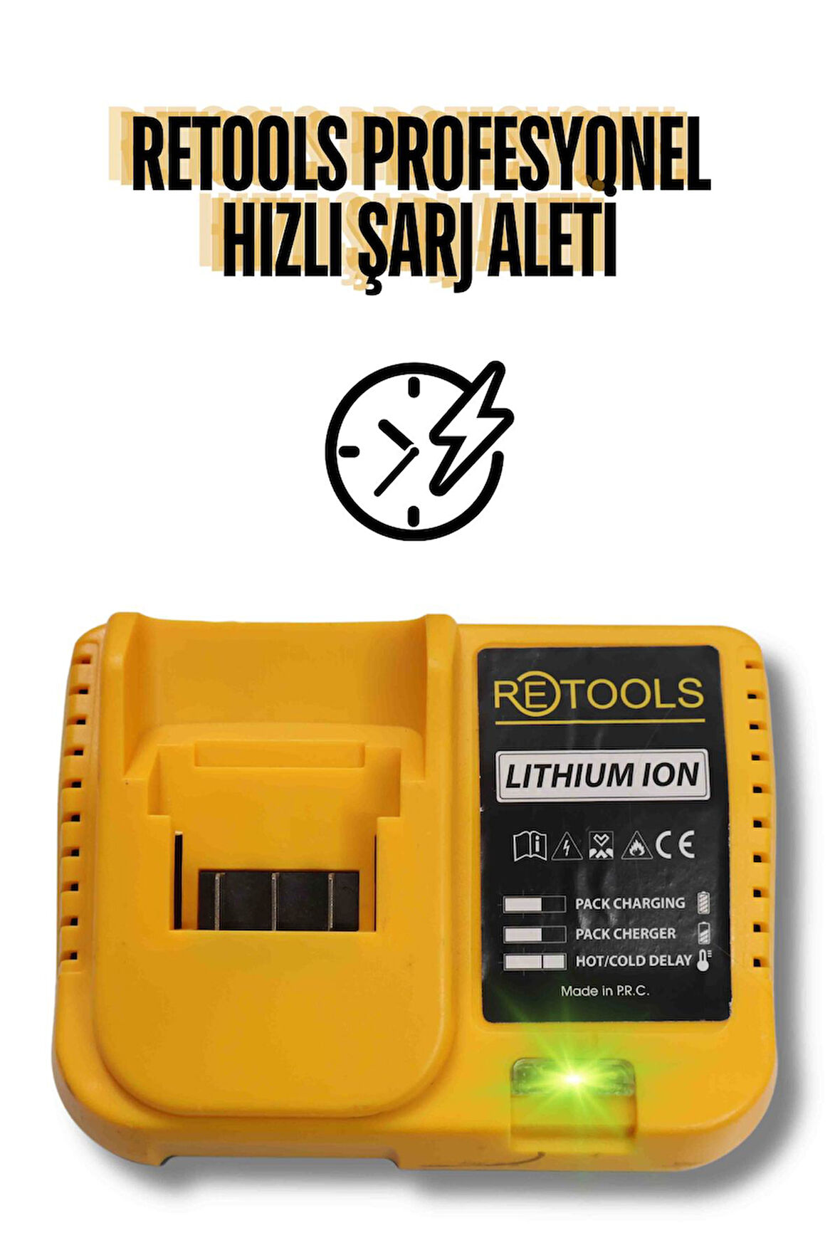 RETOOLS ULTRA HIZLI ŞARJ CİHAZİ SARI