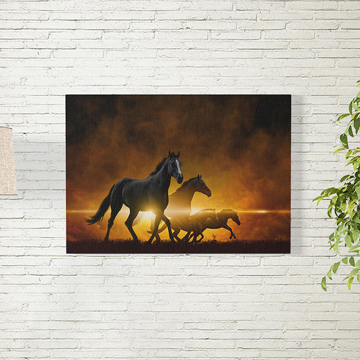 Koşan Atlar Posteri 35X50 CM