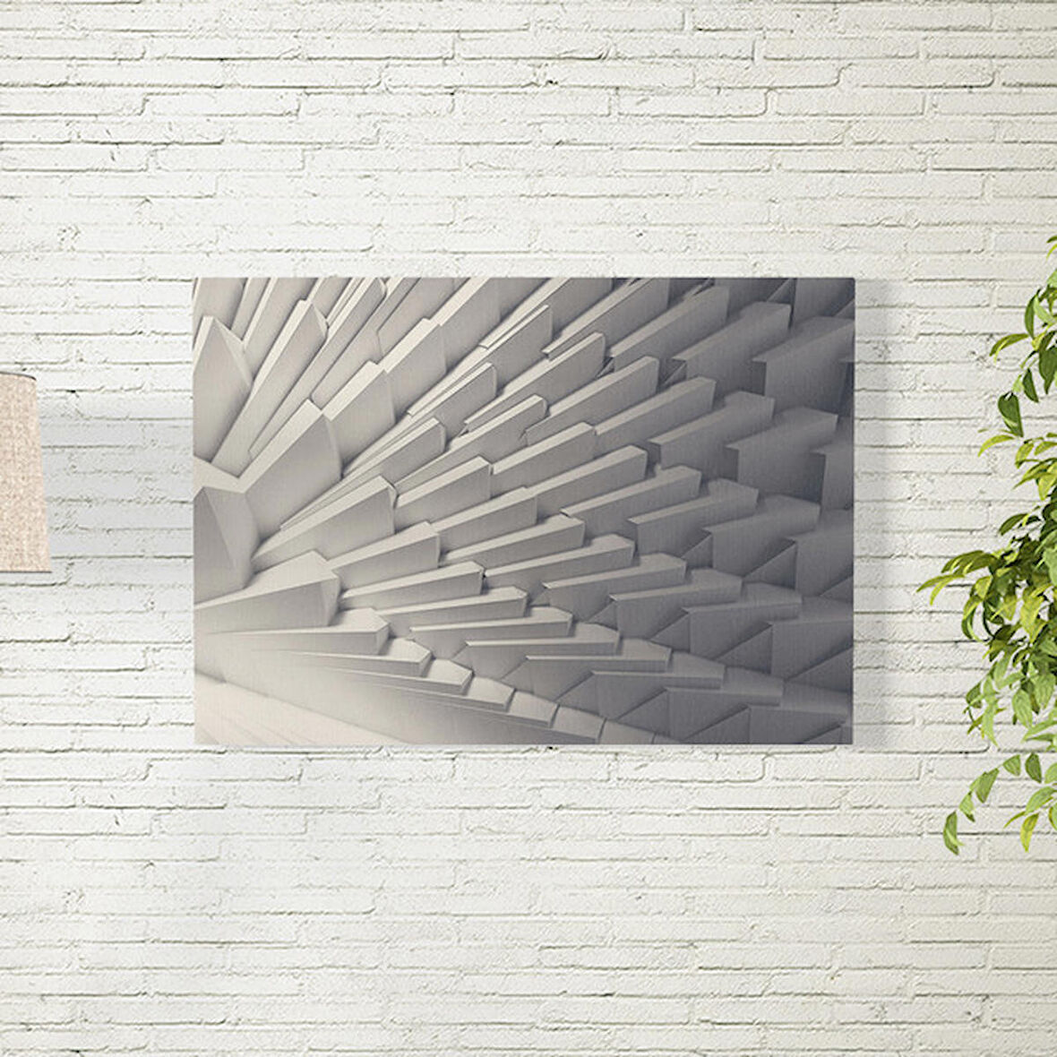 Gri Abstract Desen Arkaplan Posteri 70X100 CM