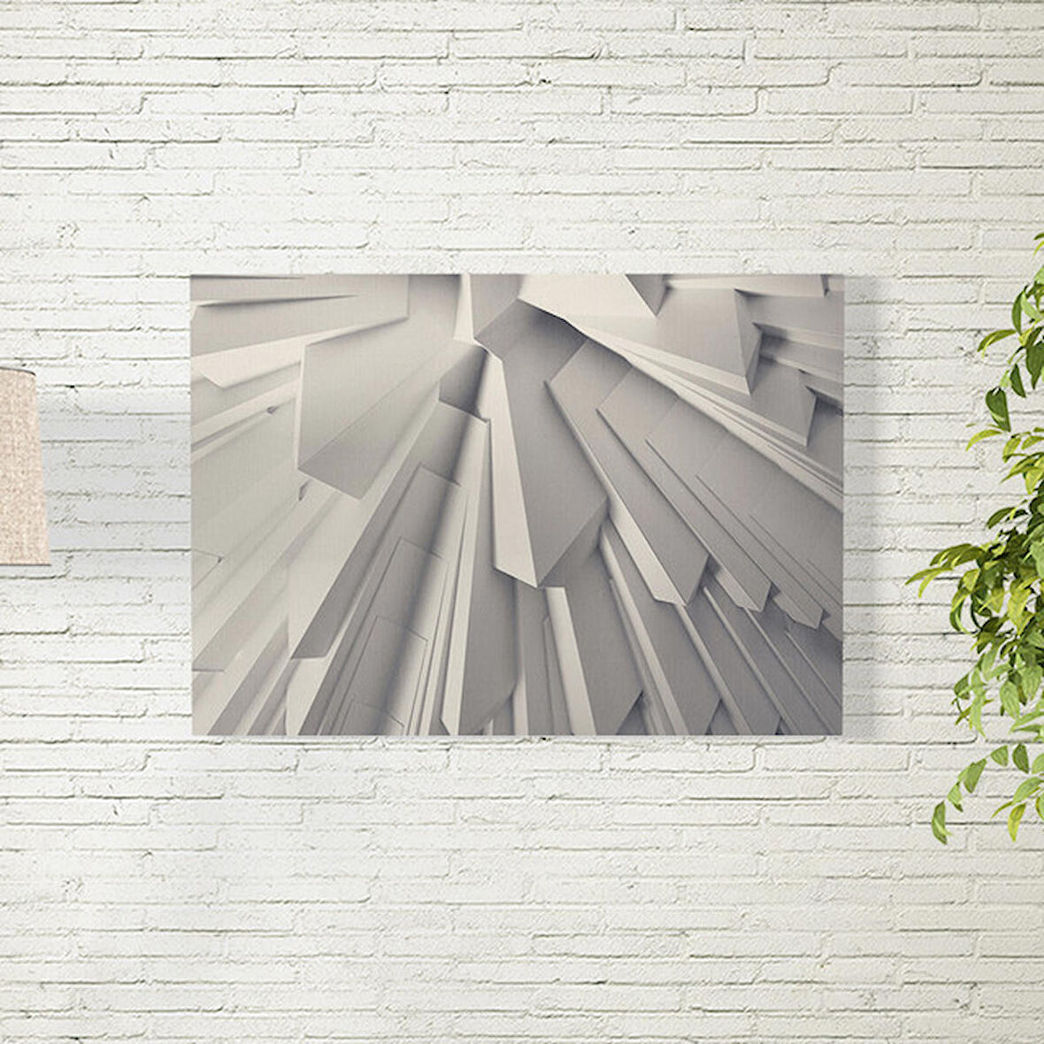 Gri Abstract Desen Arkaplan Posteri 70X100 CM