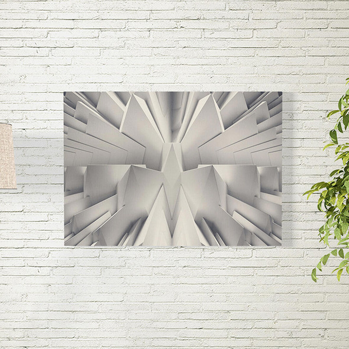 Gri Abstract Desen Arkaplan Posteri 35X50 CM
