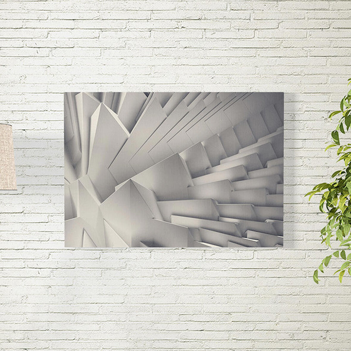 Gri Abstract Desen Arkaplan Posteri 70X100 CM