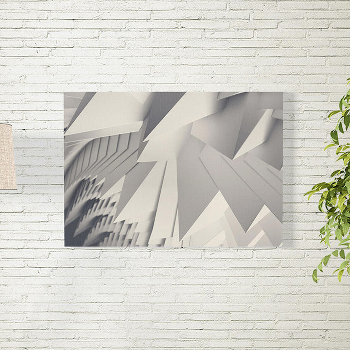Gri Abstract Desen Arkaplan Posteri 50X70 CM