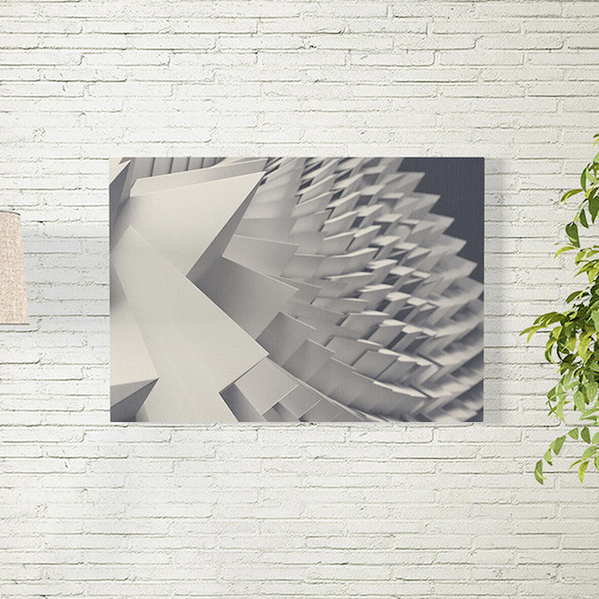 Gri Abstract Desen Arkaplan Posteri 50X70 CM