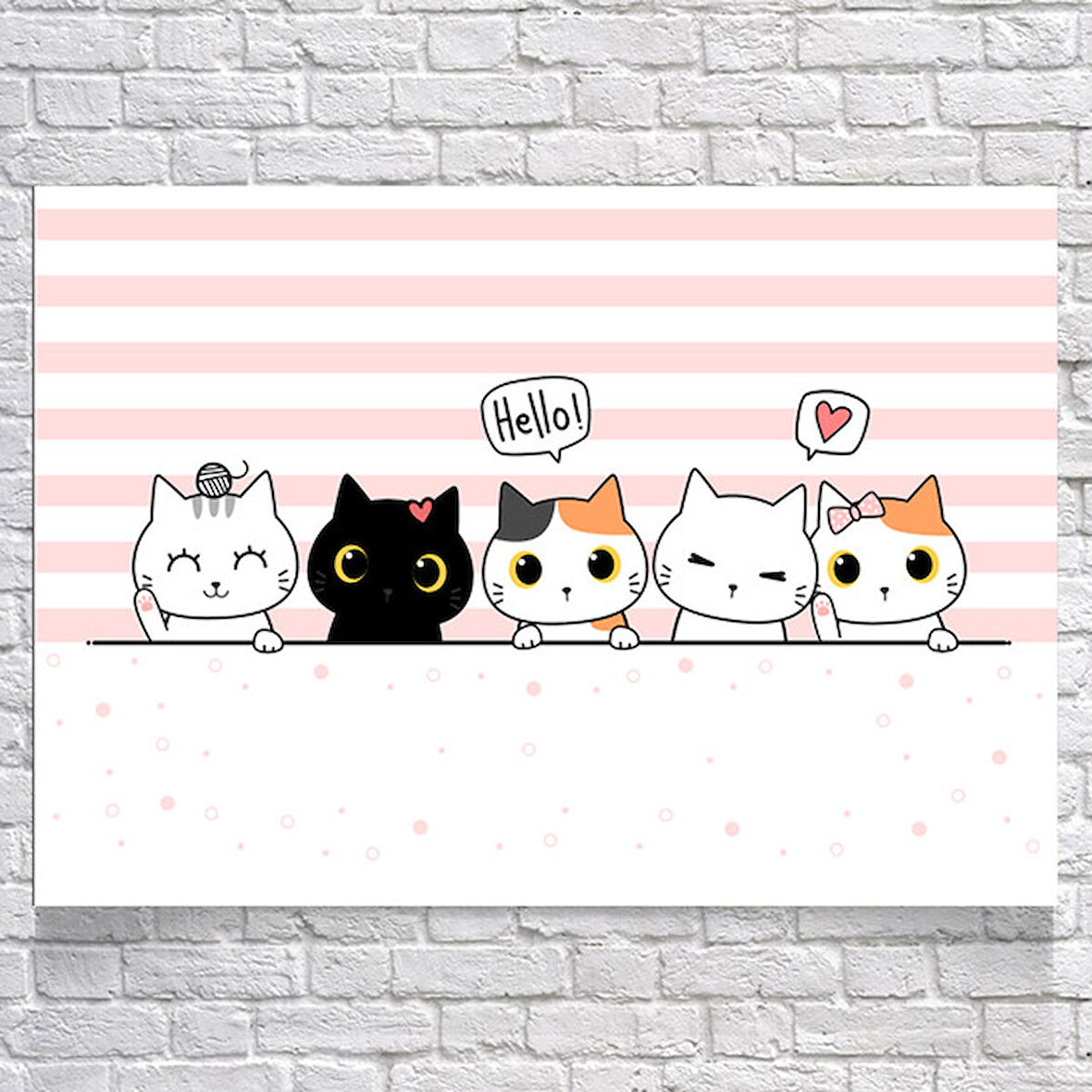 Sevimli Kediler Posteri 70X100 CM