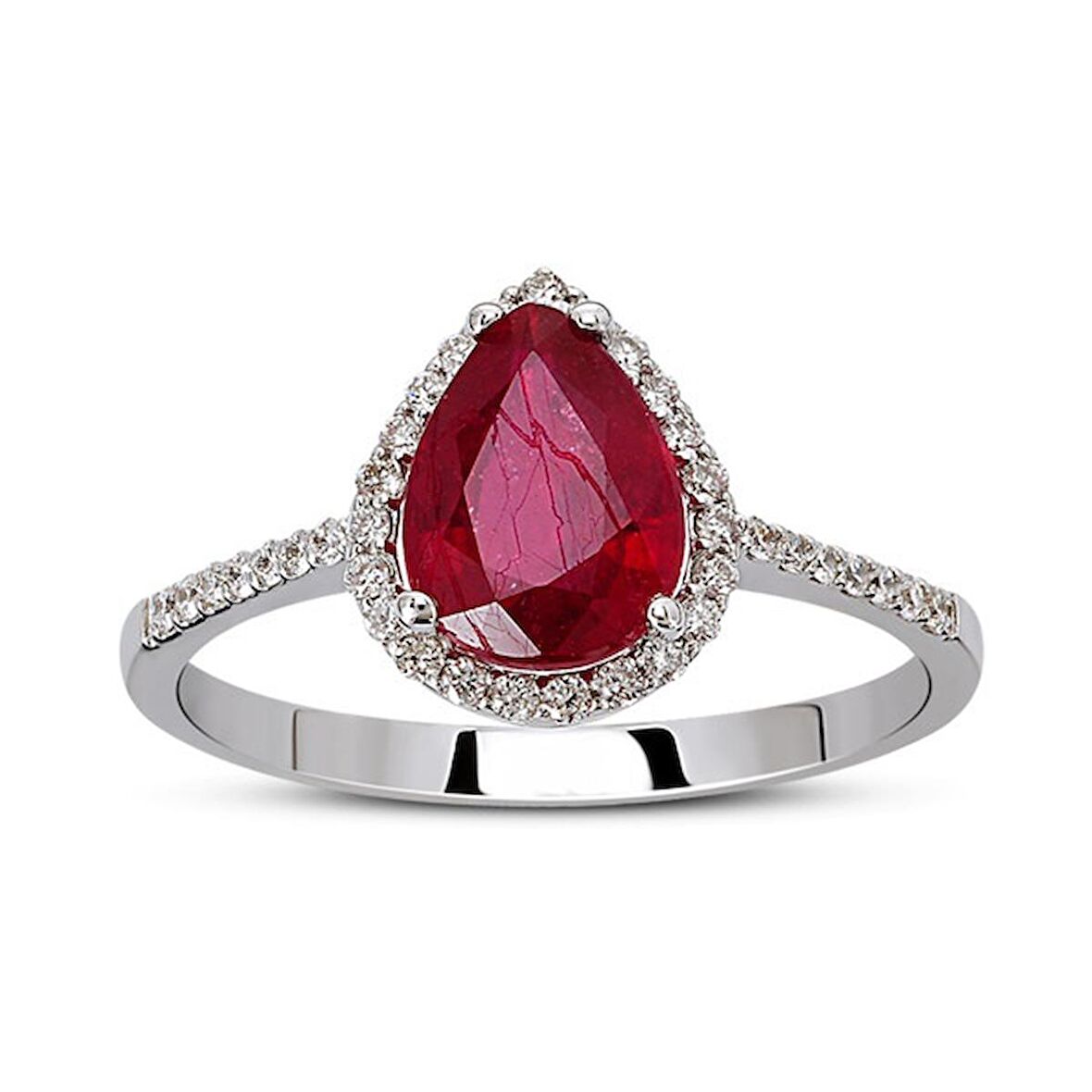 1.82 Ct Pırlanta Yakut Yüzük RTY35