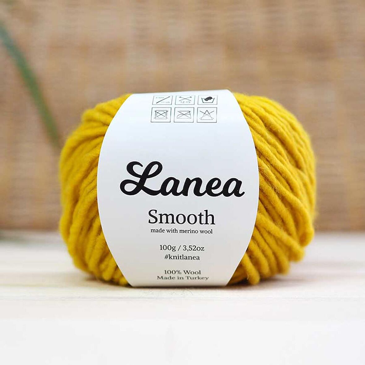 Lanea Smooth Merino Yün İp / 40 Sarı Kırçıllı