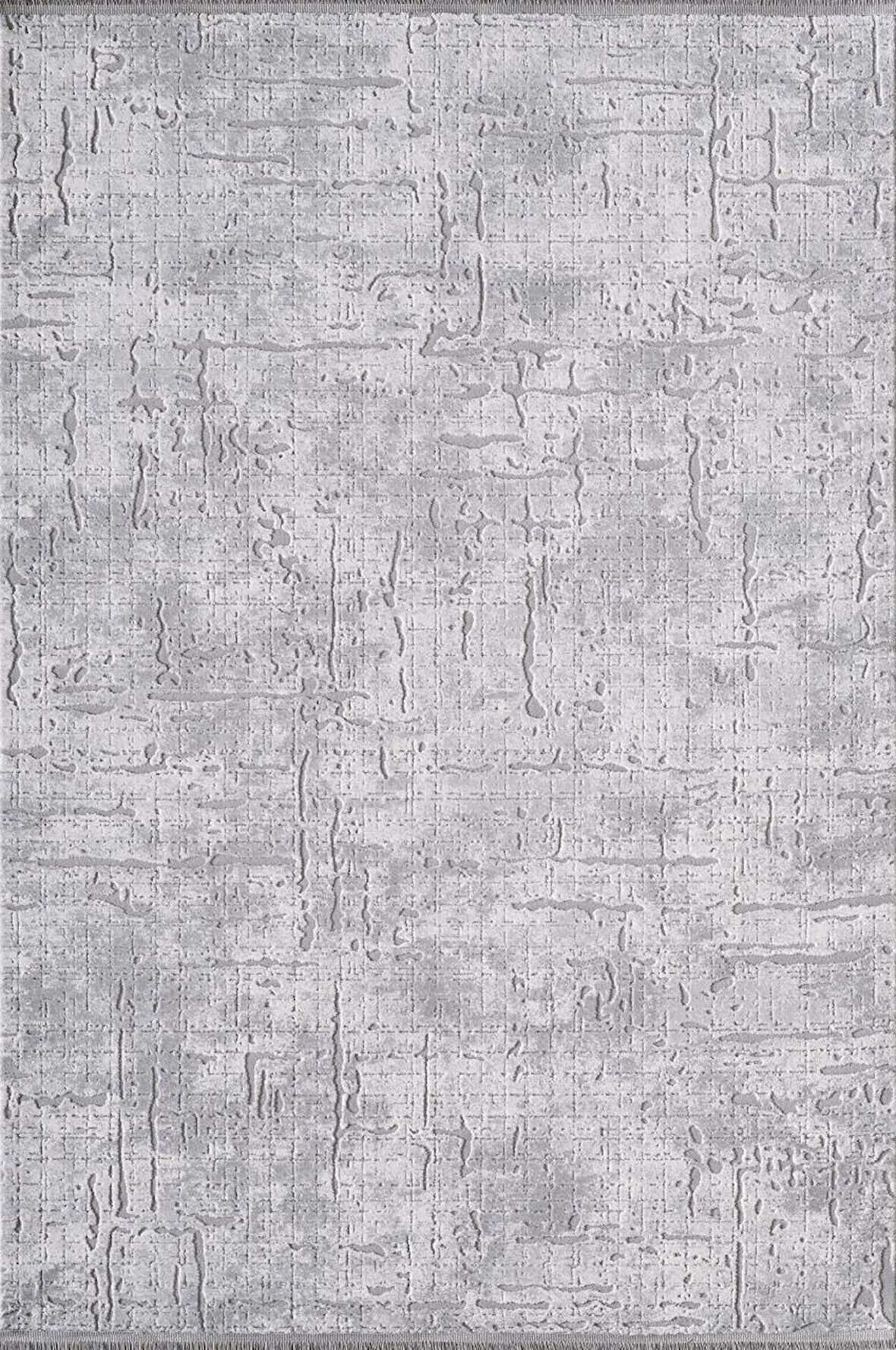 Artemis Halı Runner 05016A Krem Gri Modern Saçaklı Halı
