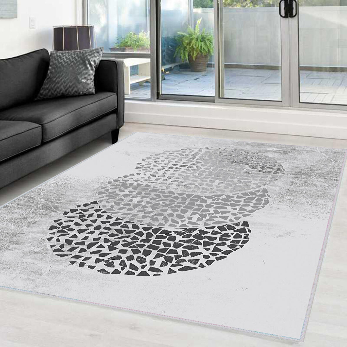 Dijital Baskı Yıkanabilir Kaymaz Taban Salon Halısı Ve Yolluk RVG0001-SD392