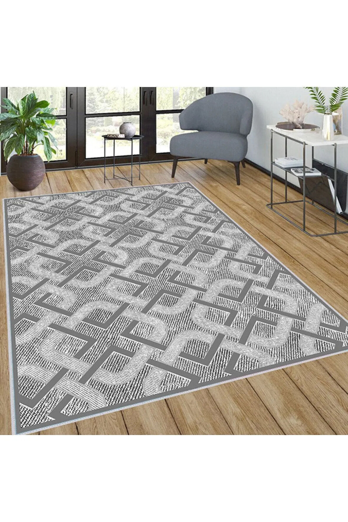 Dijital Baskı Yıkanabilir Kaymaz Taban Salon Halısı Ve Yolluk RVG0031-SD1002