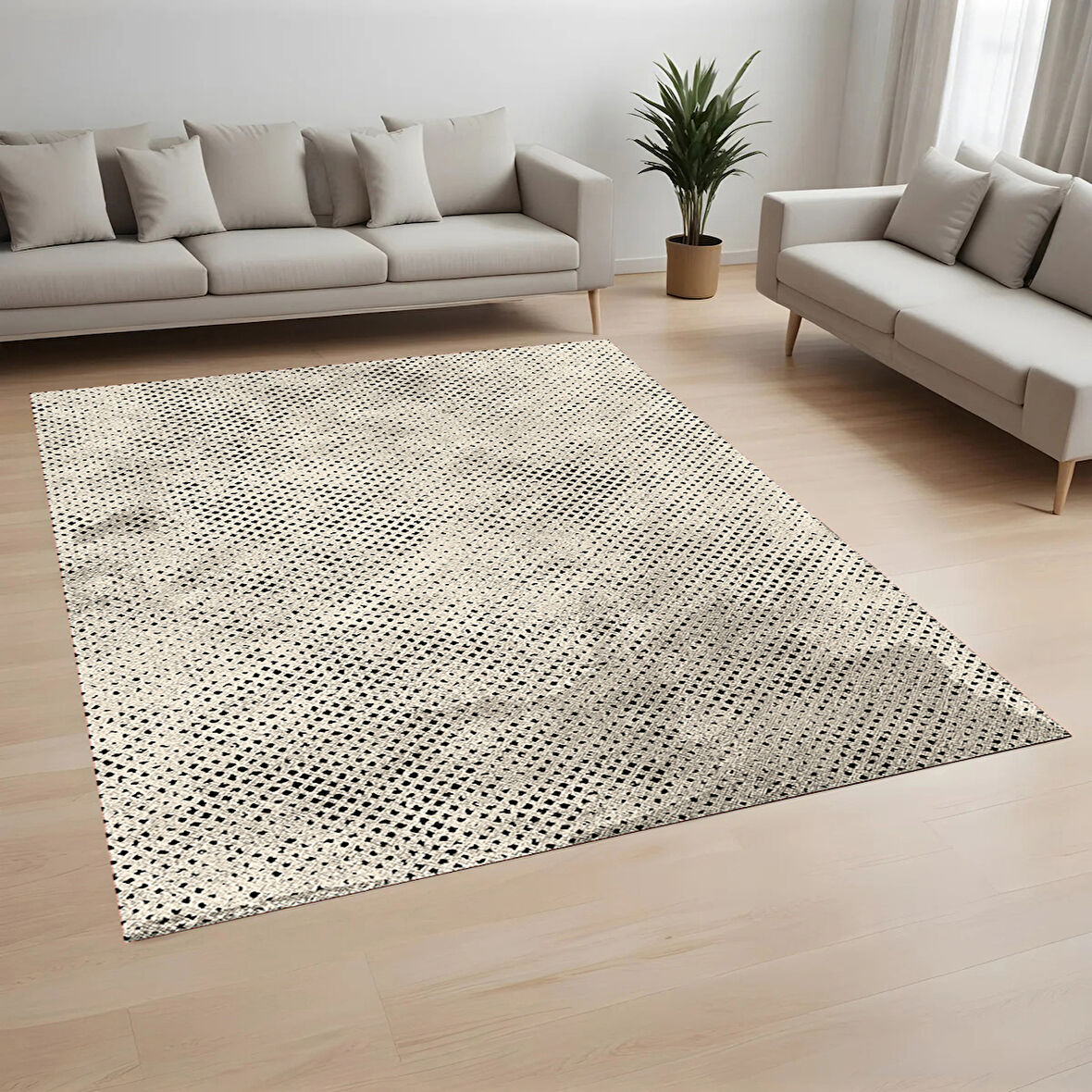 Rovigo Home Dijital Baskı Yıkanabilir Kaymaz Taban Salon Halısı Ve Yolluk RVG0803-FNL07