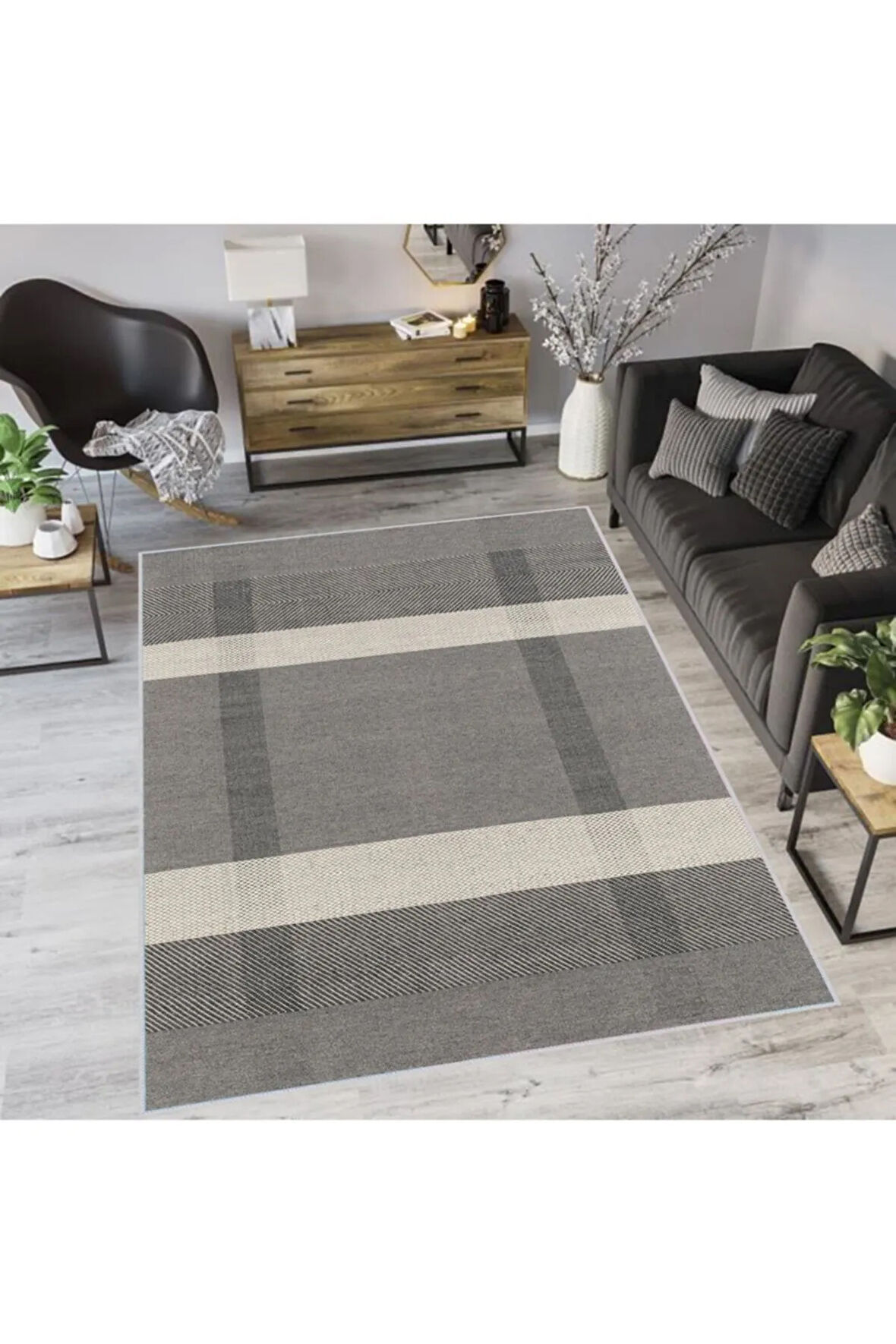 Dijital Baskı Yıkanabilir Kaymaz Taban Salon Halısı Ve Yolluk RVG1157