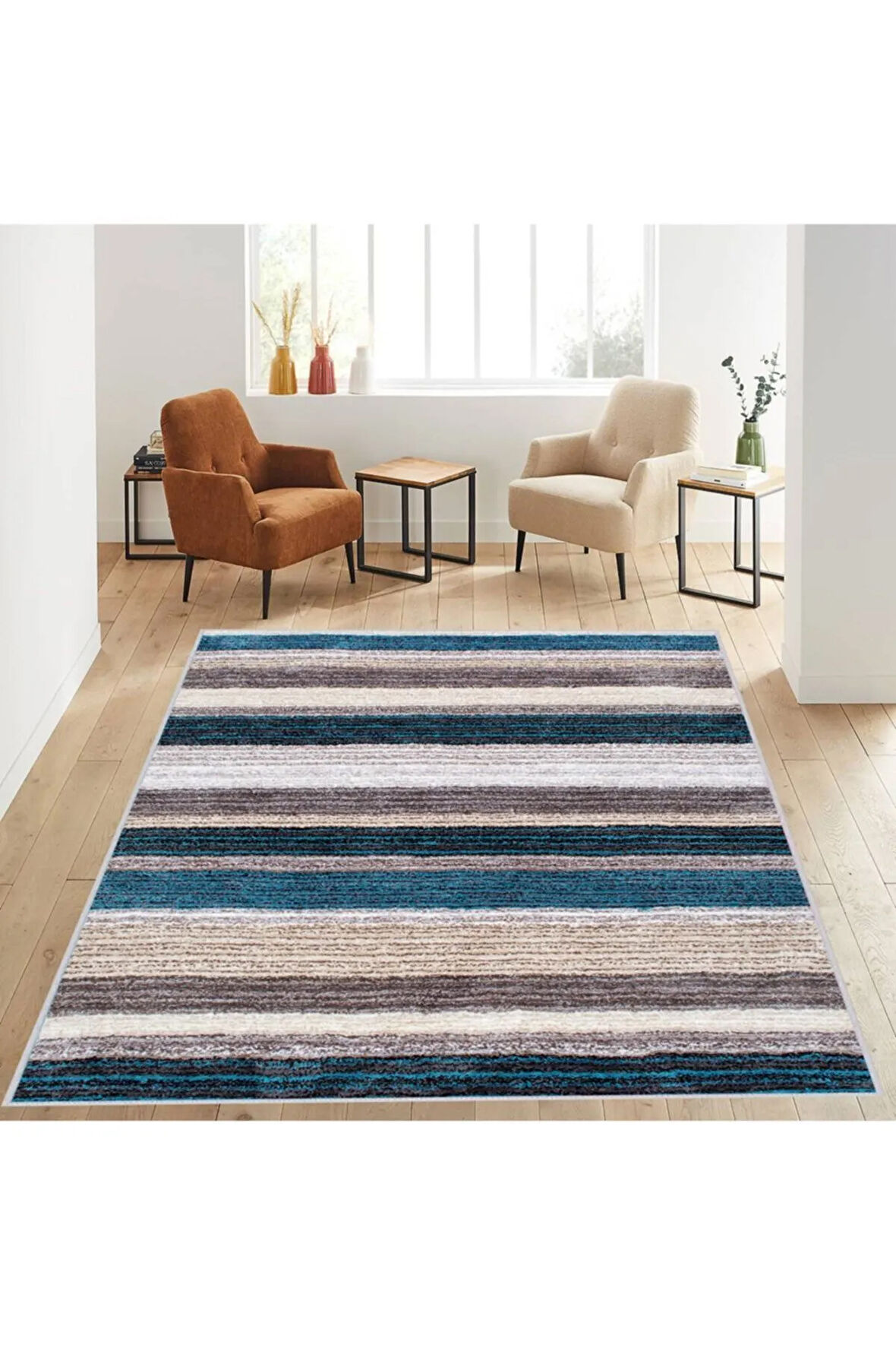 Dijital Baskı Yıkanabilir Kaymaz Taban Salon Halısı Ve Yolluk RVG1171