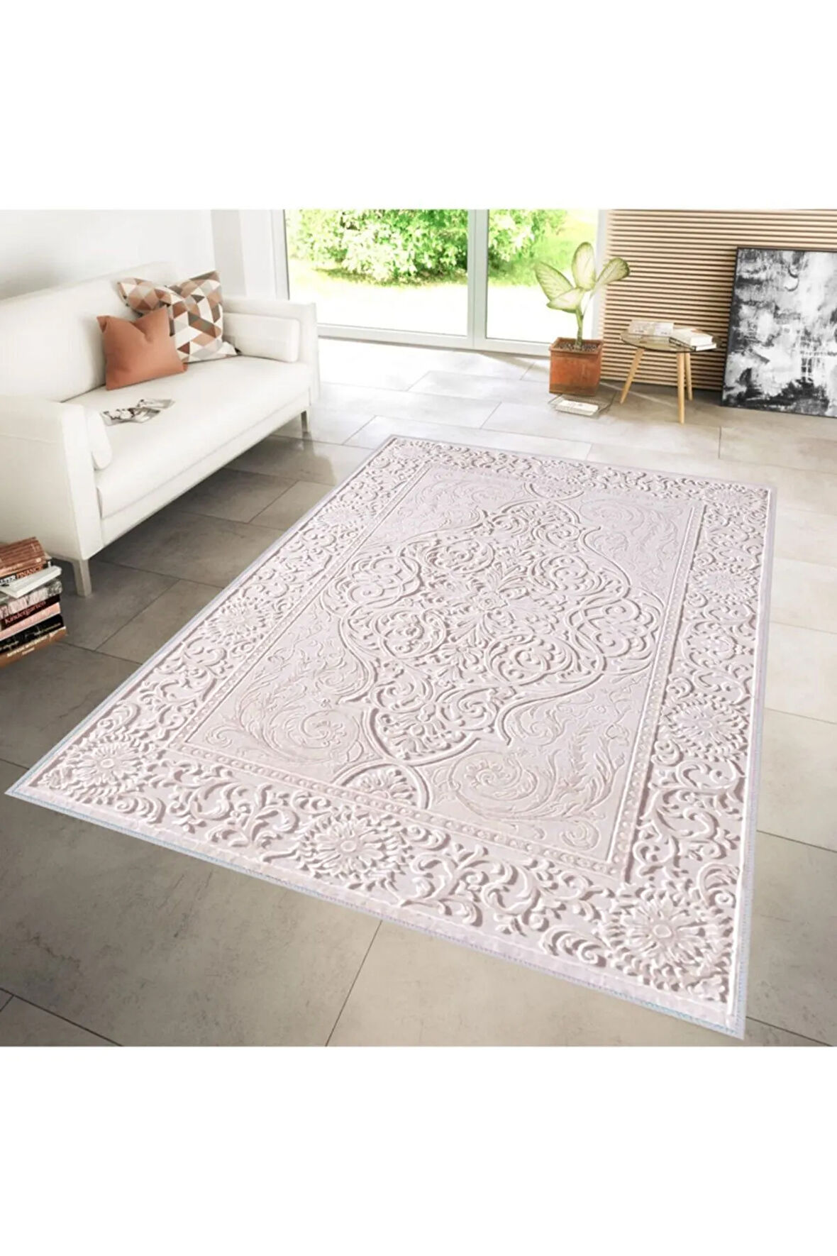Dijital Baskı Yıkanabilir Kaymaz Taban Salon Halısı Ve Yolluk RVG1281