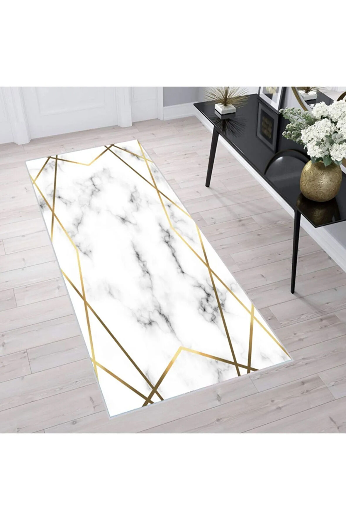 Dijital Baskı Yıkanabilir Kaymaz Taban Salon Halısı Ve Yolluk RVG1286
