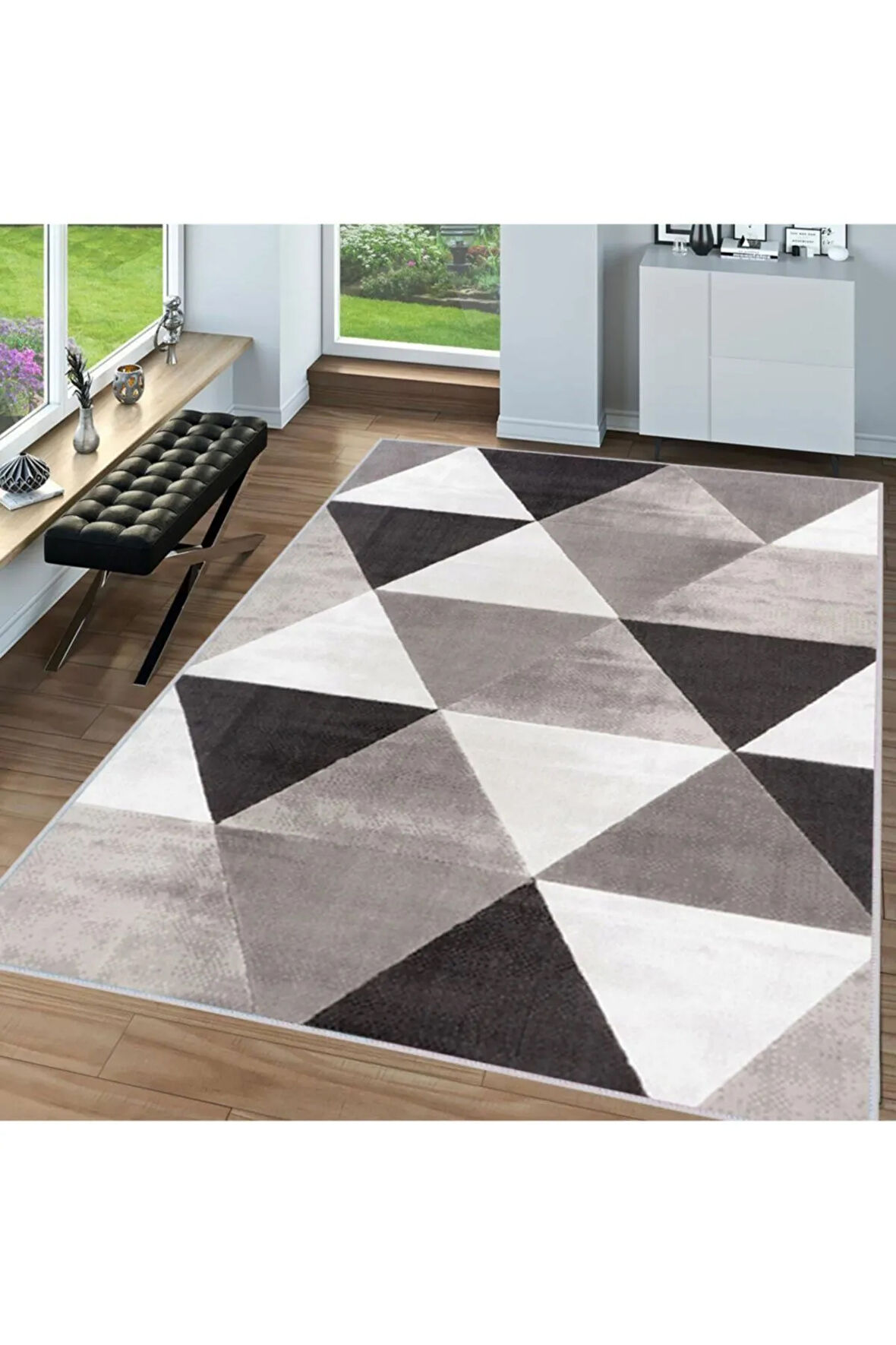 Dijital Baskı Yıkanabilir Kaymaz Taban Salon Halısı Ve Yolluk RVG1583-HY1194