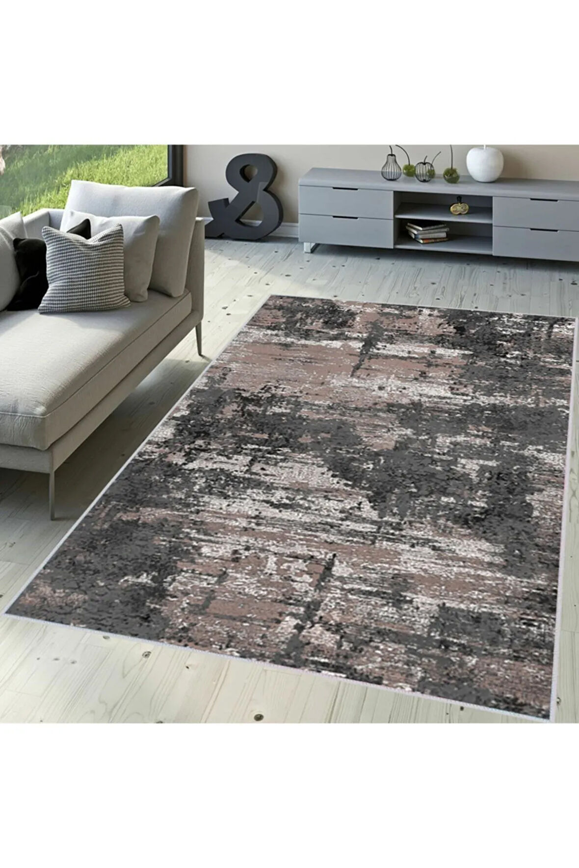 Dijital Baskı Yıkanabilir Kaymaz Taban Salon Halısı Ve Yolluk RVG1644-HT1313