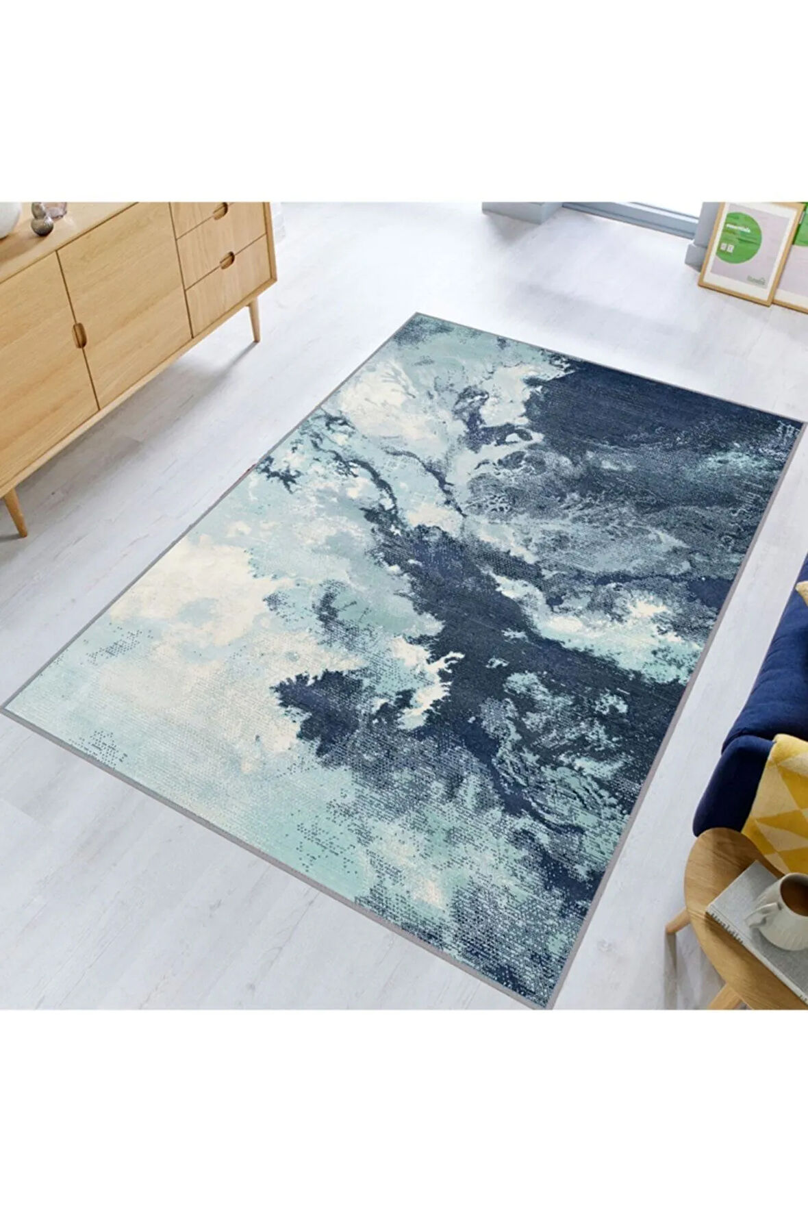 Dijital Baskı Yıkanabilir Kaymaz Taban Salon Halısı Ve Yolluk RVG1804