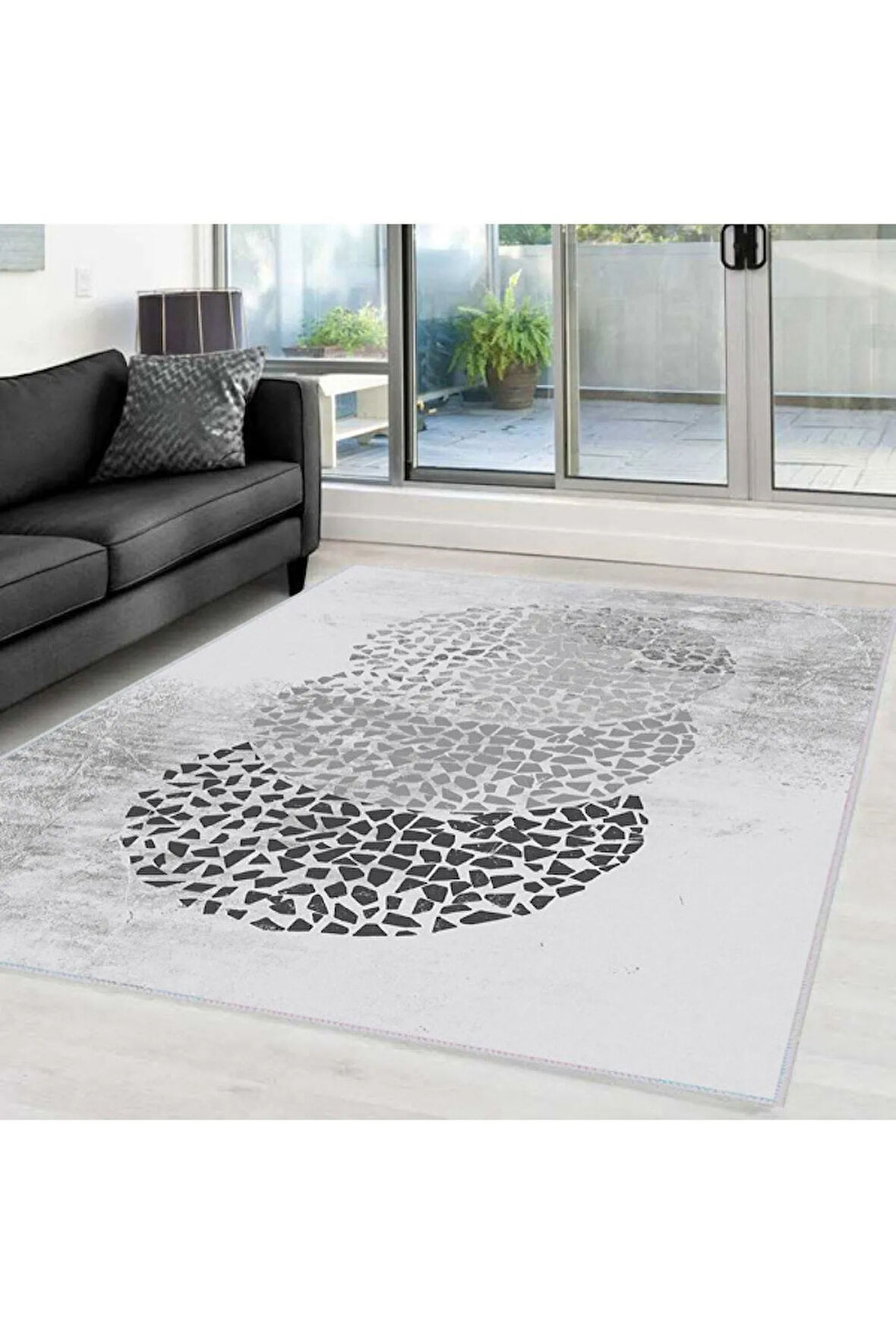 Dijital Baskı Yıkanabilir Kaymaz Taban Salon Halısı Ve Yolluk RVG0001-SD392