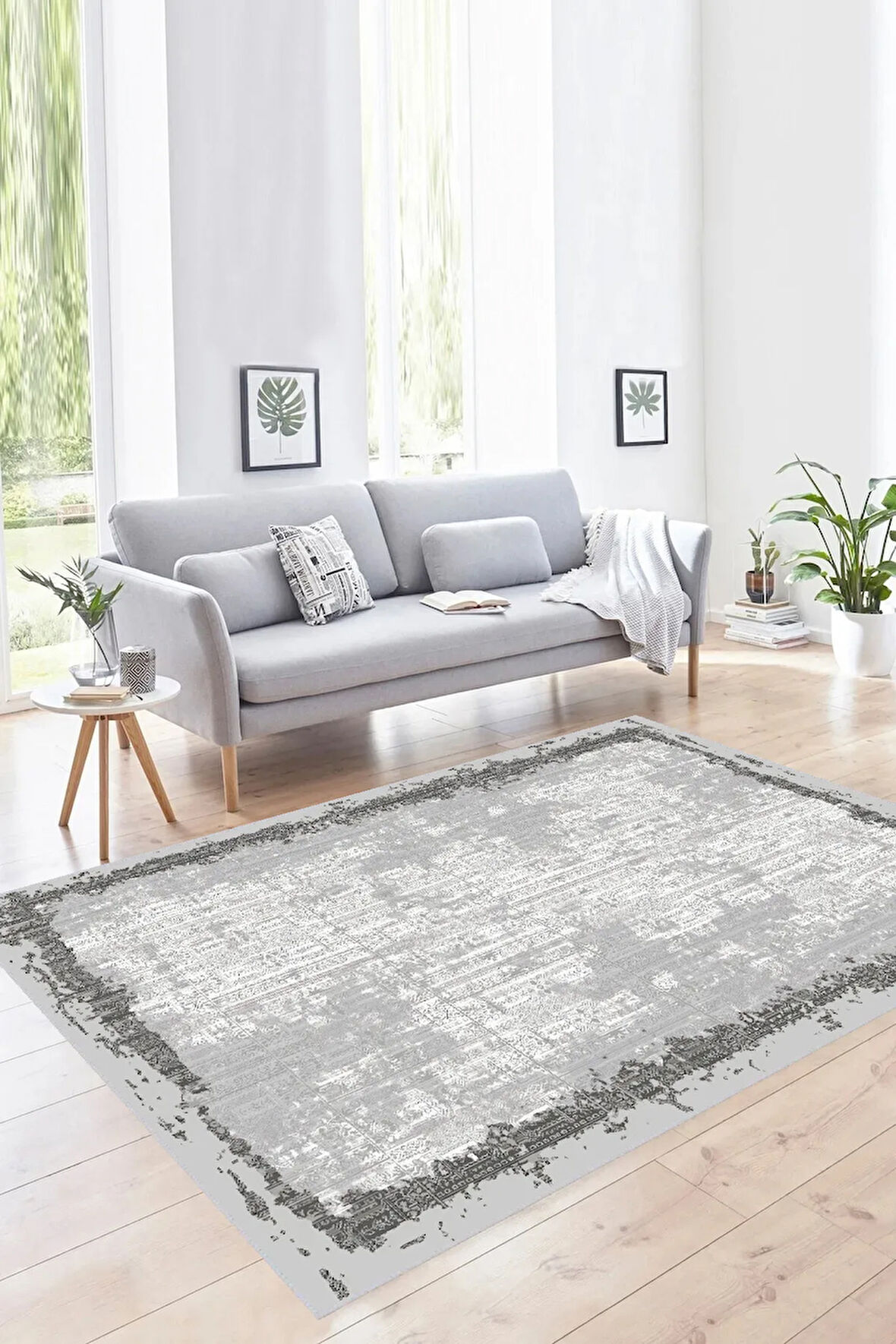 Dijital Baskı Yıkanabilir Kaymaz Taban Salon Halısı Ve Yolluk RVGHM0010