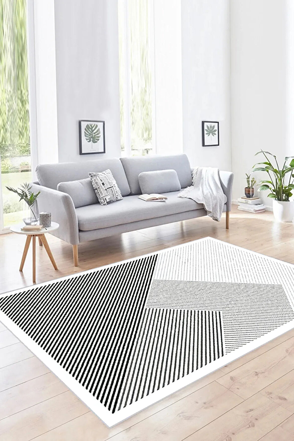 Dijital Baskı Yıkanabilir Kaymaz Taban Salon Halısı Ve Yolluk RVGHM0024