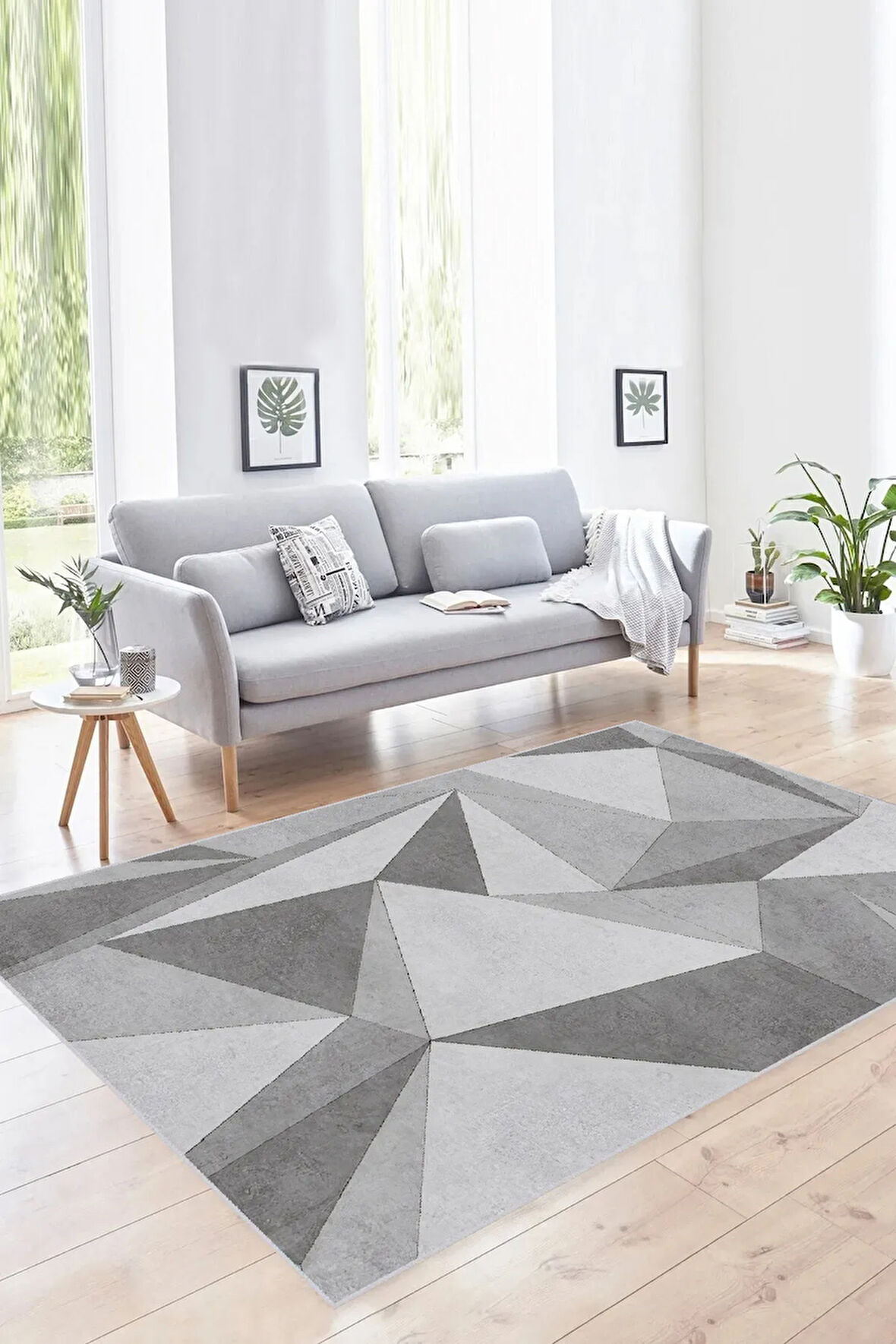 Dijital Baskı Yıkanabilir Kaymaz Taban Salon Halısı Ve Yolluk RVGHM0027