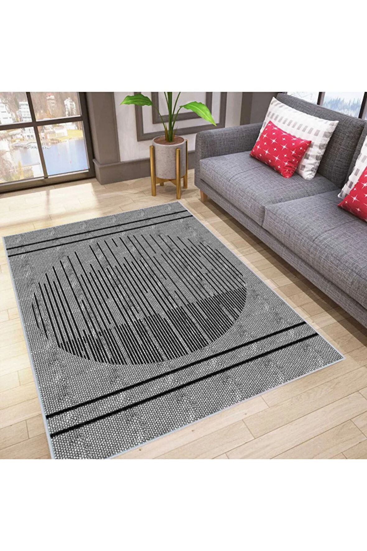 Dijital Baskı Yıkanabilir Kaymaz Taban Salon Halısı Ve Yolluk RVG0028-SD918