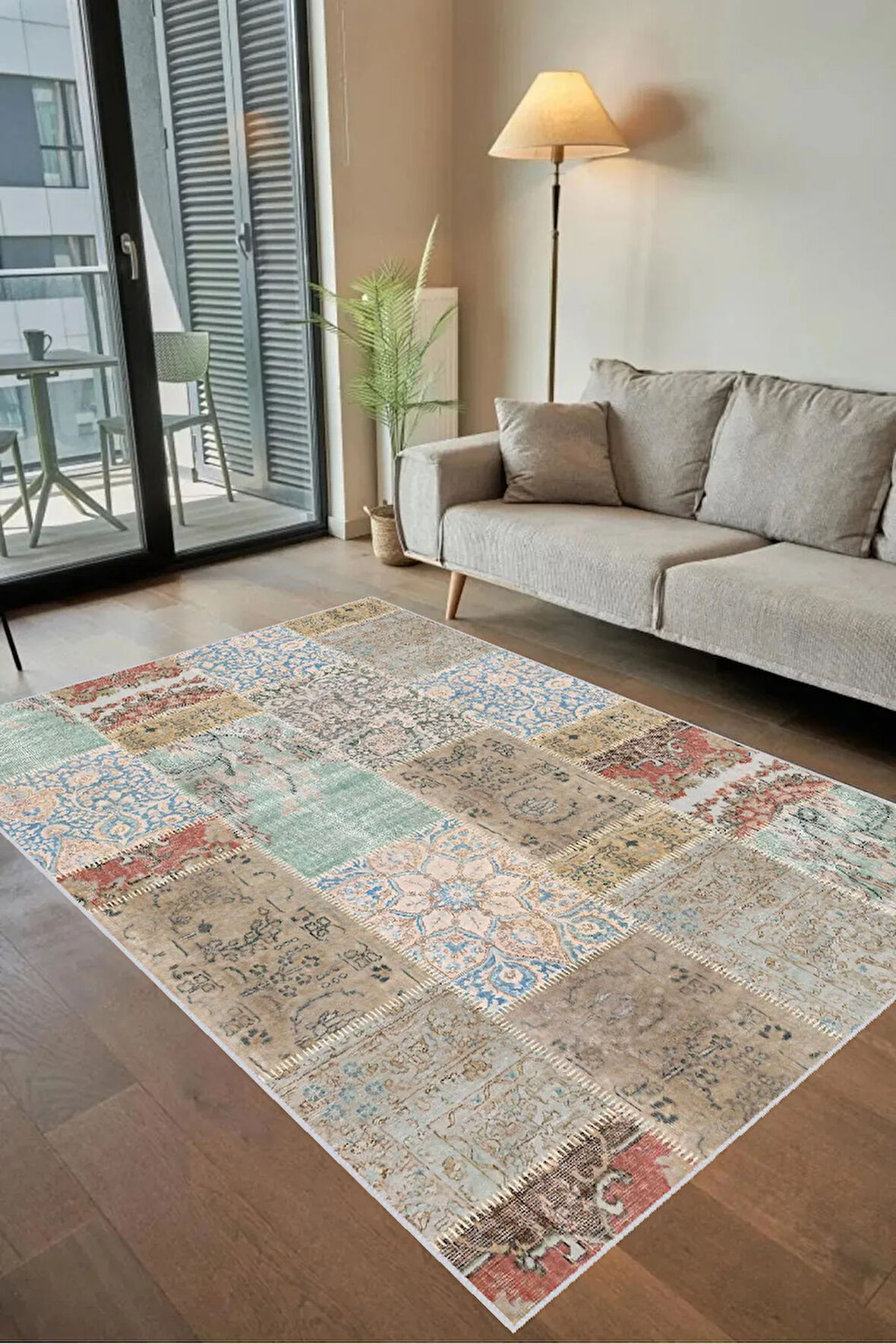 Dijital Baskı Yıkanabilir Kaymaz Taban Salon Halısı Ve Yolluk RVGHM0036