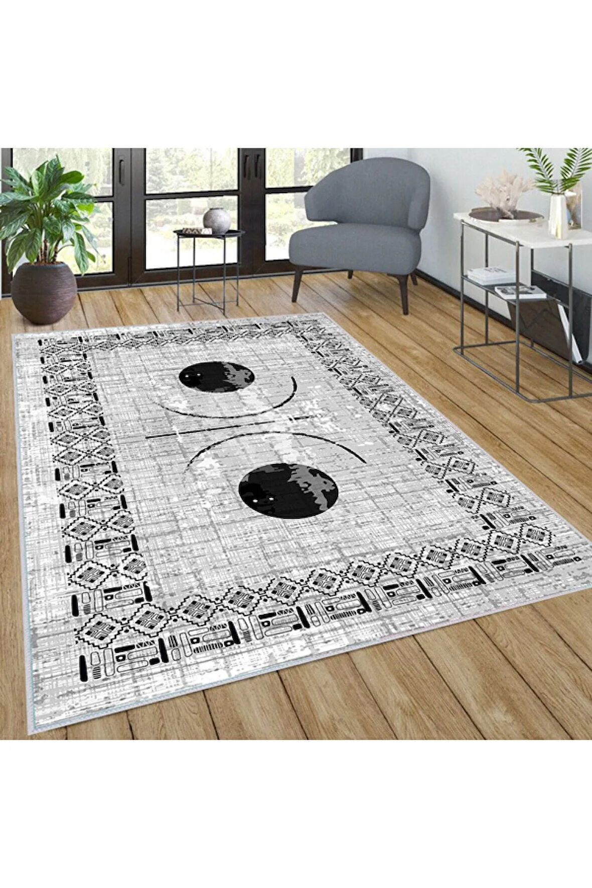 Dijital Baskı Yıkanabilir Kaymaz Taban Salon Halısı Ve Yolluk RVG0039-SD1069