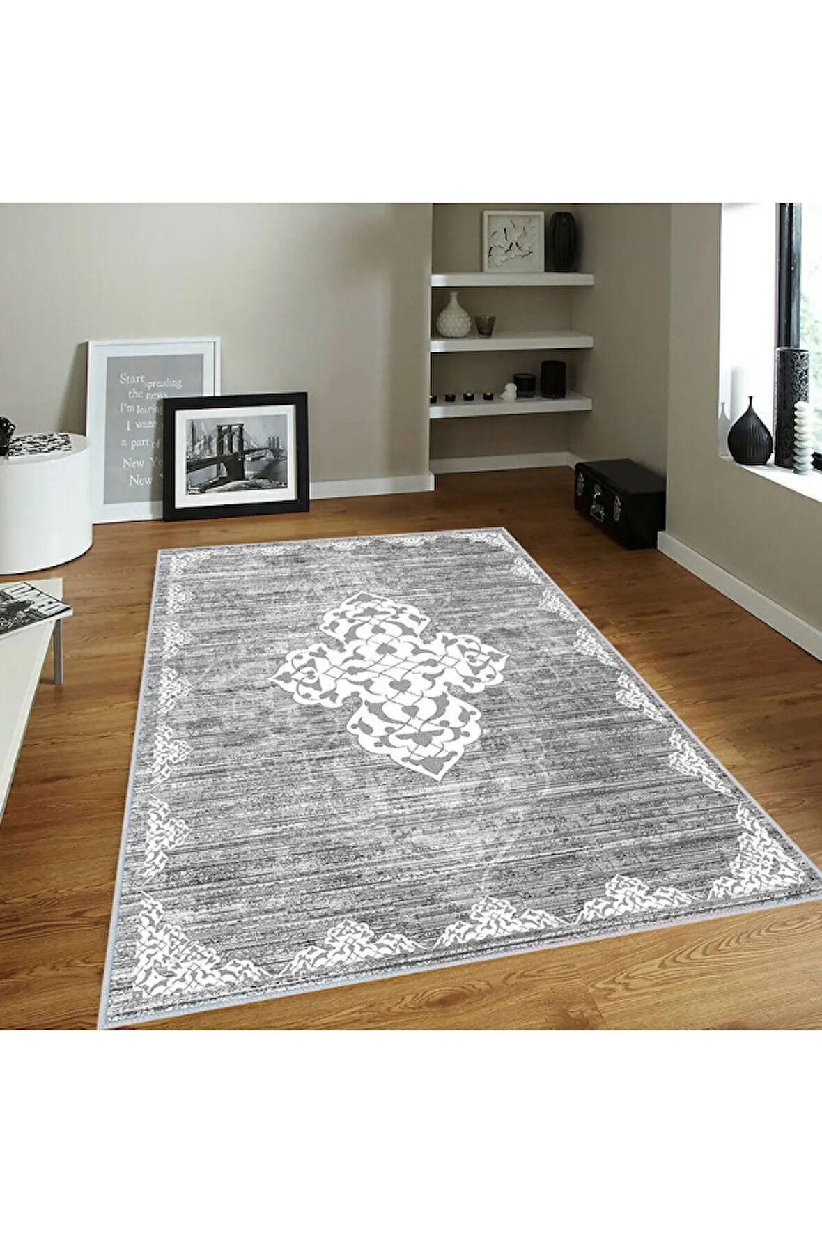 Dijital Baskı Yıkanabilir Kaymaz Taban Salon Halısı Ve Yolluk RVG0042-SD1088