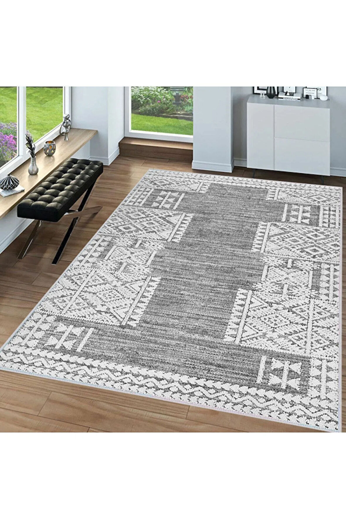 Dijital Baskı Yıkanabilir Kaymaz Taban Salon Halısı Ve Yolluk RVG0050-SD1138