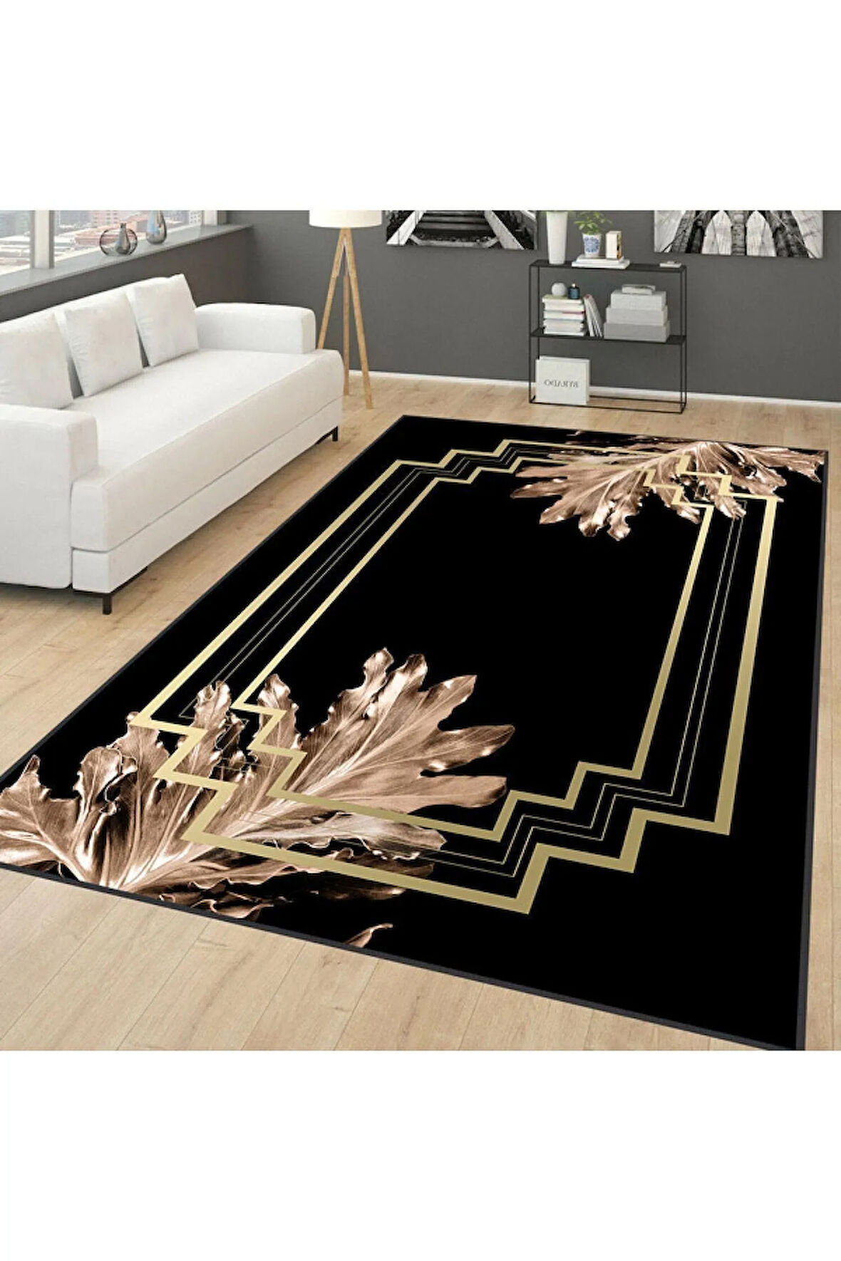 Dijital Baskı Yıkanabilir Kaymaz Taban Salon Halısı Ve Yolluk RVG0076-SD642