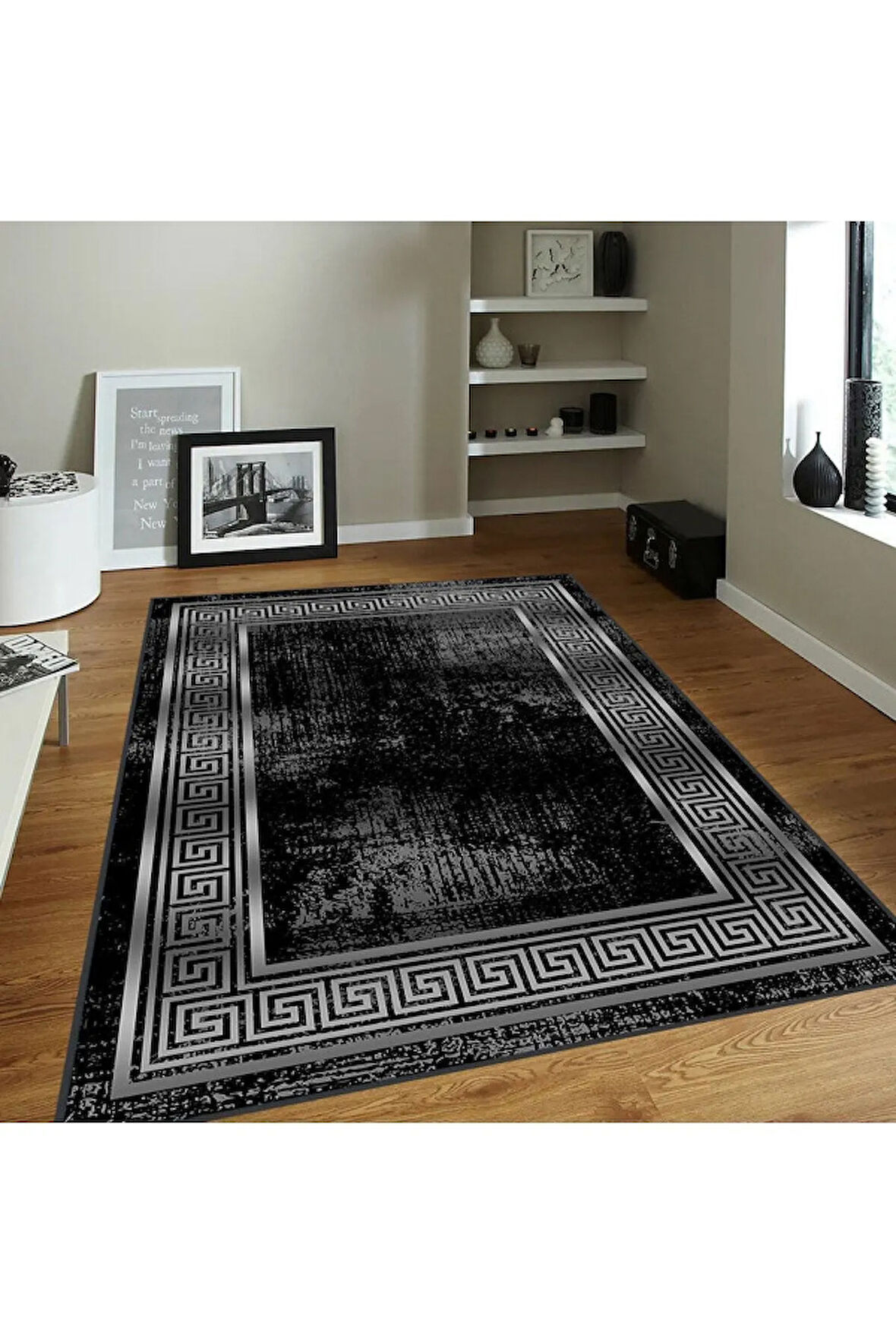 Dijital Baskı Yıkanabilir Kaymaz Taban Salon Halısı Ve Yolluk RVG0083-SD870