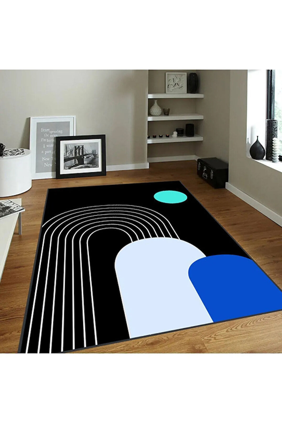 Dijital Baskı Yıkanabilir Kaymaz Taban Salon Halısı Ve Yolluk RVG0089-SD935